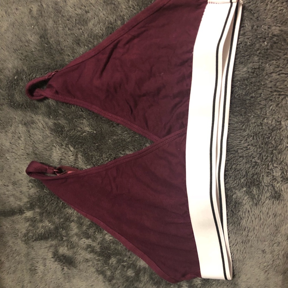 Maroon bralette
